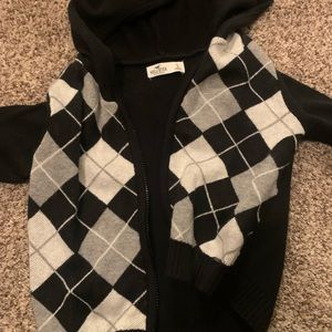 hollister argyle crop